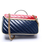 Gucci GG Marmont Medium Leather Bag – Blue
