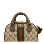 Gucci GG Canvas Ophidia Mini Top Handle Bag – Beige