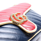 Gucci GG Marmont Medium Leather Bag – Blue