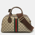 Gucci GG Canvas Ophidia Medium Bowling Bag – Beige