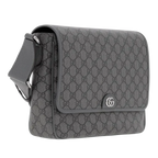 Gucci GG Supreme Canvas Medium Ophidia Messenger Bag – Grey