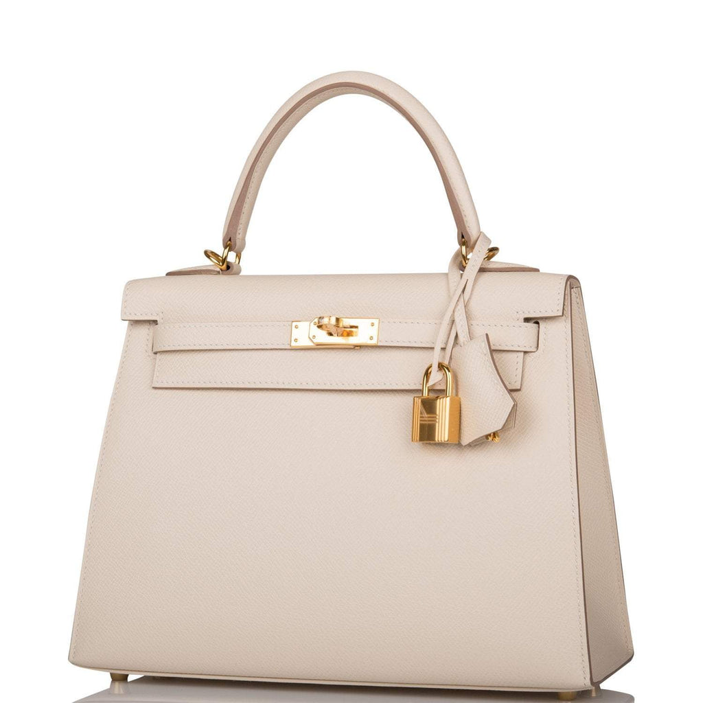Accessories included with Hermes Kelly Craie 25 Gold