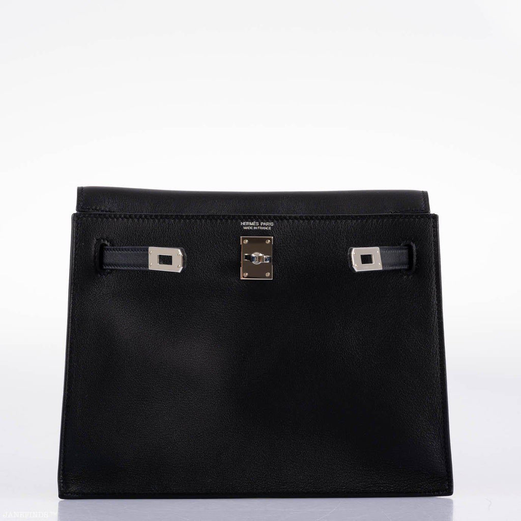 Top flap and handle with palladium clasp
