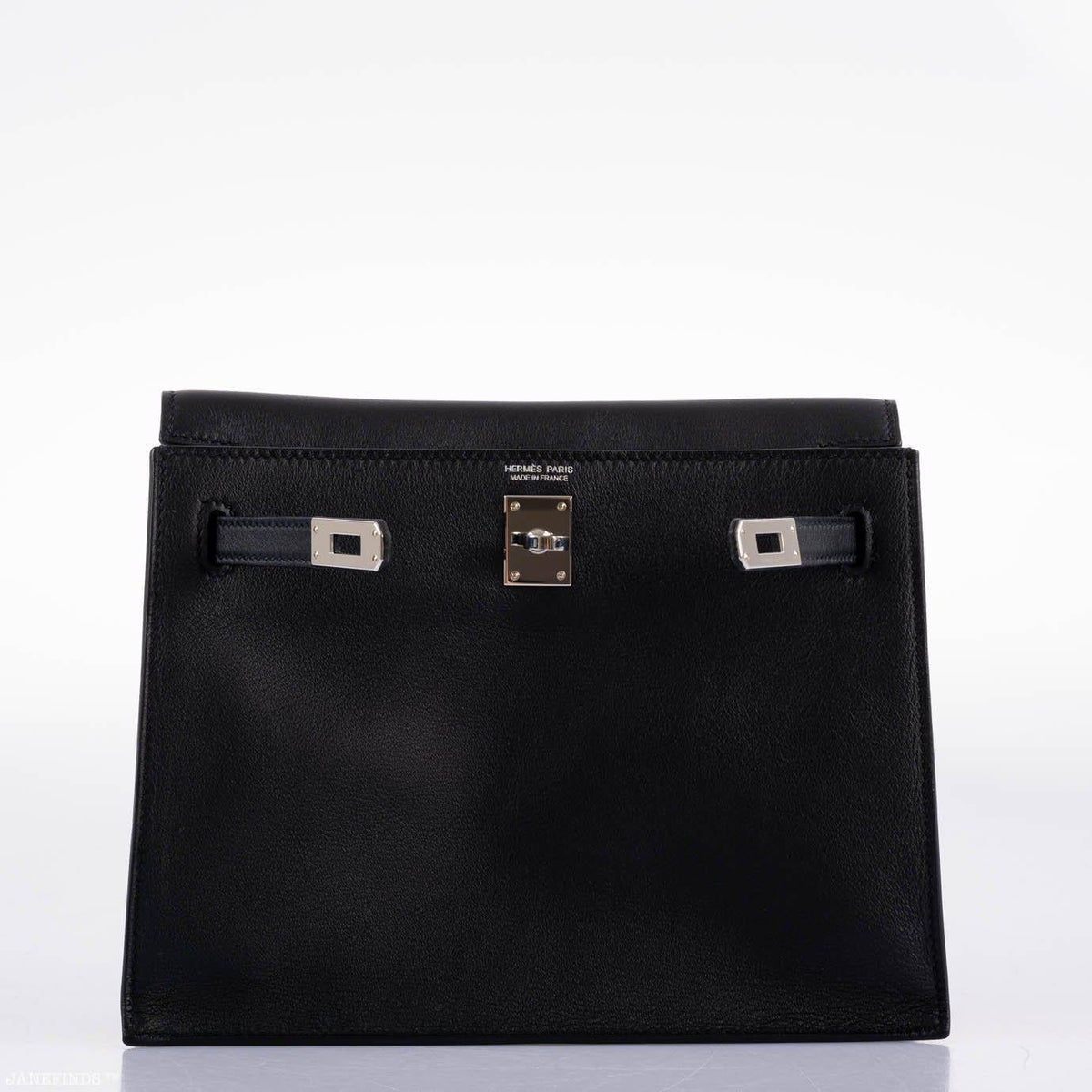 Top flap and handle with palladium clasp