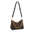 Front view of the Louis Vuitton Boulogne Bag in Monogram canvas