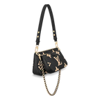 A view of the base of the bag, showing the supple leather