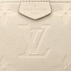 The two removable pochette components of the bag laid out