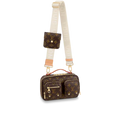 Front view of the Louis Vuitton Utility Crossbody in Monogram canvas