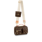 Front view of the Louis Vuitton Utility Crossbody in Monogram canvas