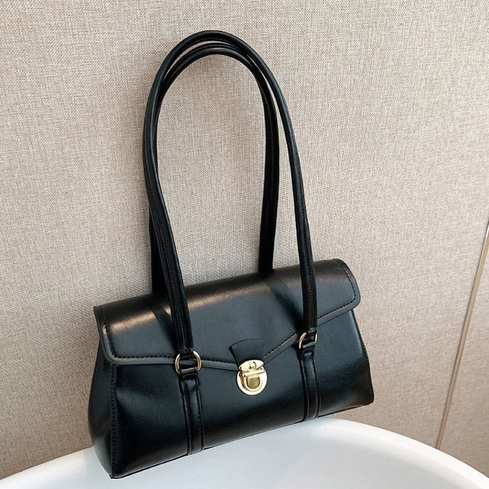 Bags End Vintage Work Vegan Leather Shoulder Bag