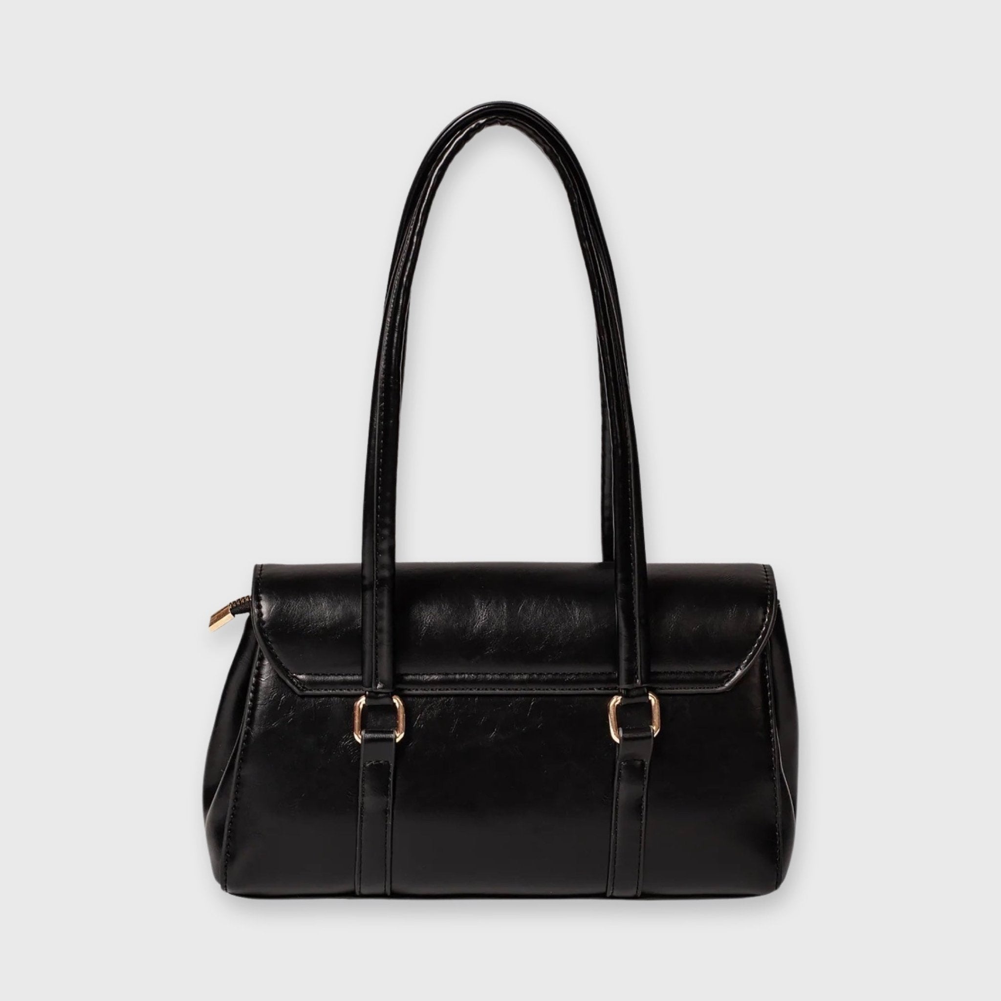 Bags End Vintage Work Vegan Leather Shoulder Bag