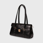 Bags End Vintage Work Vegan Leather Shoulder Bag