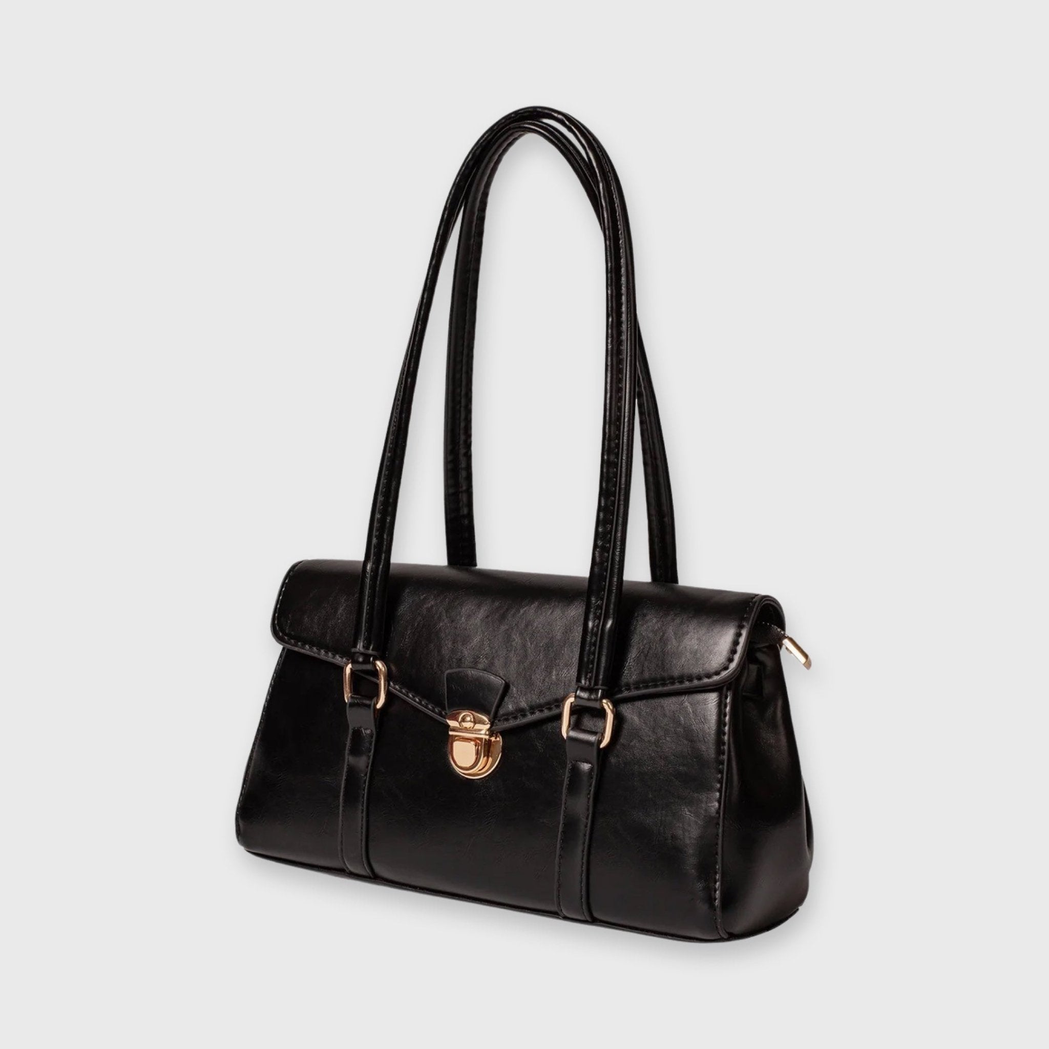 Bags End Vintage Work Vegan Leather Shoulder Bag